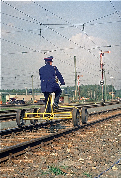 Foto:: Draisine / Nuernberg / 21.09.1985 (Foto,Fotos,Bilder,Bild,)
