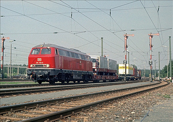 Foto:: DB 216 156-0 / Nuernberg / 21.09.1985 (Foto,Fotos,Bilder,Bild,)