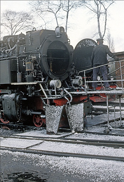 Foto:: DR 99 7238-1 / Wernigerode / 02.03.1990 (Foto,Fotos,Bilder,Bild,)