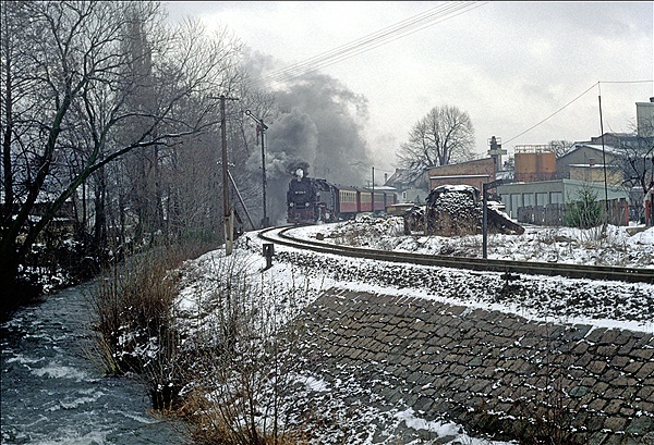 Foto:: DR 99 7234-0 / Ilfeld / 03.03.1990 (Foto,Fotos,Bilder,Bild,)