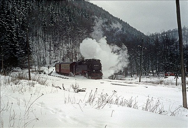 Foto:: DR 99 7234-0 / Eisfelder-Talmuehle / 03.03.1990 (Foto,Fotos,Bilder,Bild,)
