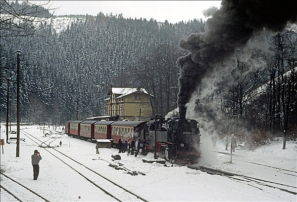 Foto:: DR 99 7234-0 / Eisfelder-Talmuehle / 03.03.1990 (Foto,Fotos,Bilder,Bild,)
