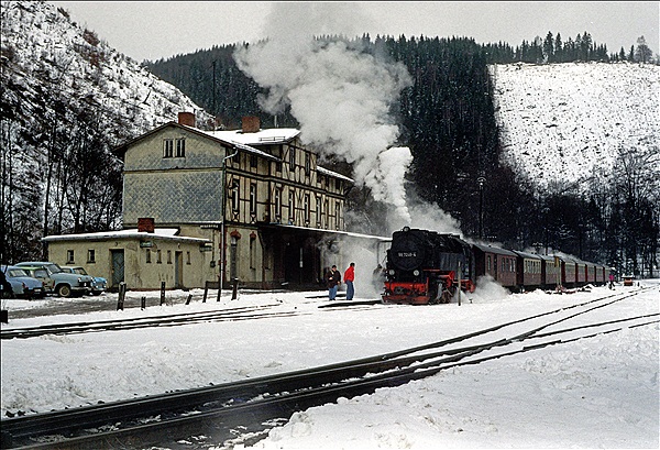 Foto:: DR 99 7246-4 / Eisfelder-Talmuehle / 03.03.1990 (Foto,Fotos,Bilder,Bild,)