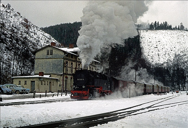 Foto:: DR 99 7246-4 / Eisfelder-Talmuehle / 03.03.1990 (Foto,Fotos,Bilder,Bild,)