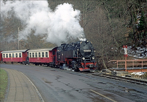 Foto:: DR 99 7247-2 / Alexisbad / 03.03.1990 (Foto,Fotos,Bilder,Bild,)