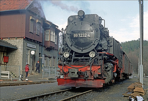 Foto:: DR 99 7232-4 / Alexisbad / 03.03.1990 (Foto,Fotos,Bilder,Bild,)