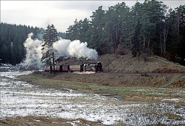 Foto:: DR 99 7232-4 / Alexisbad / 03.03.1990 (Foto,Fotos,Bilder,Bild,)