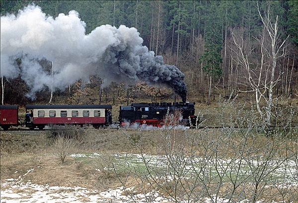 Foto:: DR 99 7232-4 / Alexisbad / 03.03.1990 (Foto,Fotos,Bilder,Bild,)