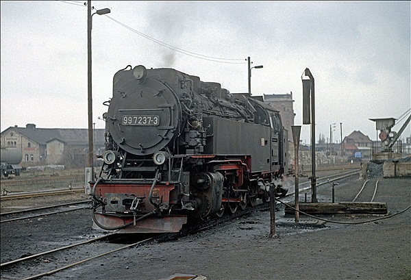 Foto:: DR 99 7237-3 / Nordhausen / 04.03.1990 (Foto,Fotos,Bilder,Bild,)
