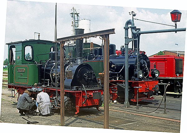 Foto:: Franzburg + Hoya + V 4 Emden / Bruchhausen-Vilsen / 01.05.1990 (Foto,Fotos,Bilder,Bild,)