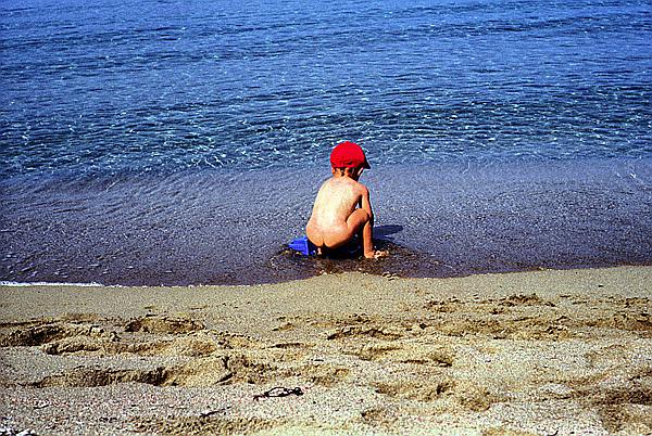 Foto:: Strand / Arkasa / Mai 1990 (Foto,Fotos,Bilder,Bild,)