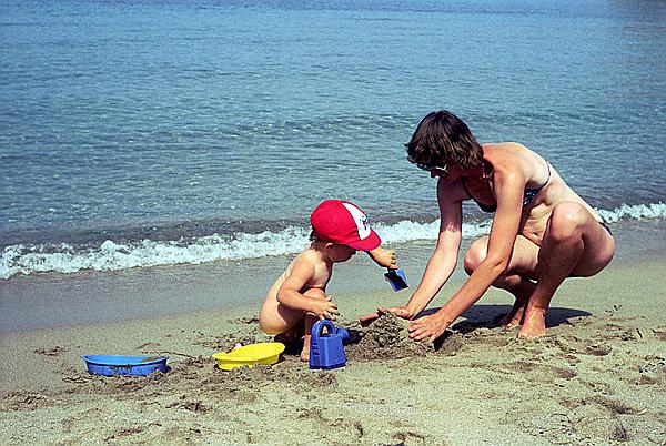 Foto:: Strand / Arkasa / Mai 1990 (Foto,Fotos,Bilder,Bild,)