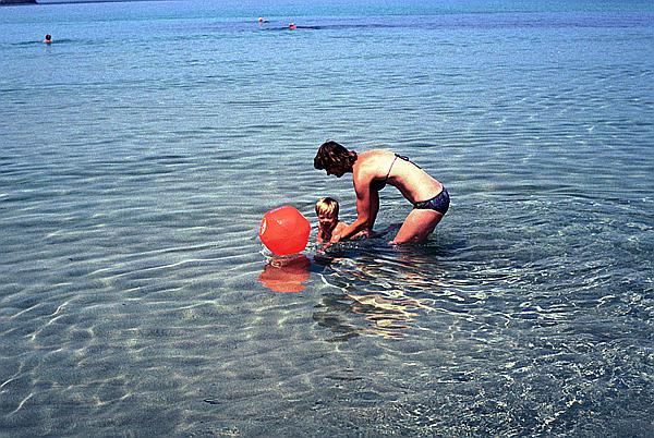 Foto:: Strand / Arkasa / Mai 1990 (Foto,Fotos,Bilder,Bild,)
