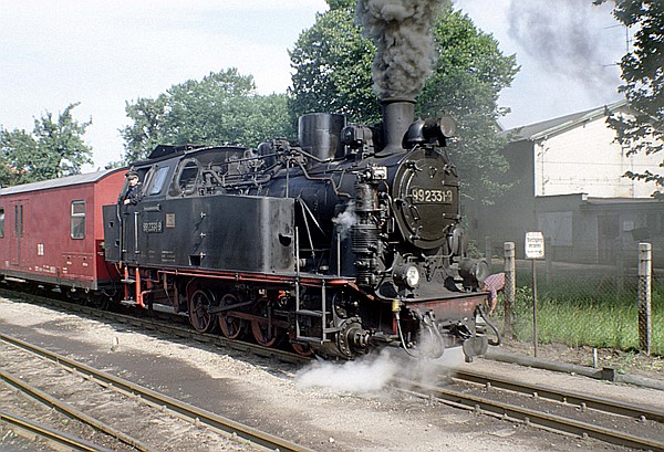 Foto:: DR 99 2331-9 / Kuehlungsborn-West / 23.06.1990 (Foto,Fotos,Bilder,Bild,)