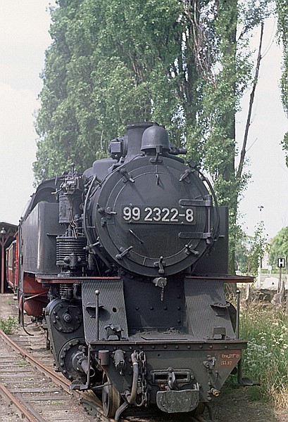 Foto:: DR 99 2322-8 / Kuehlungsborn-West / 23.06.1990 (Foto,Fotos,Bilder,Bild,)