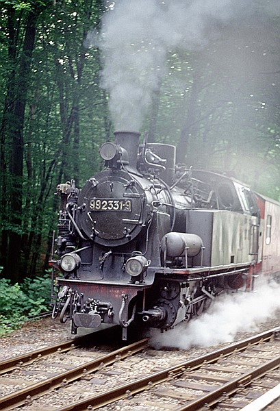 Foto:: DR 99 2331-9 / Heiligendamm / 23.06.1990 (Foto,Fotos,Bilder,Bild,)