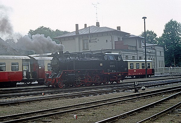 Foto:: DR 99 2321-0 / Bad Doberan / 23.06.1990 (Foto,Fotos,Bilder,Bild,)