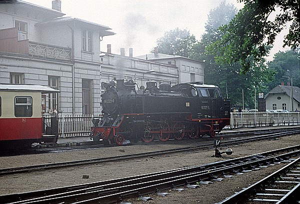 Foto:: DR 99 2321-0 / Bad Doberan / 23.06.1990 (Foto,Fotos,Bilder,Bild,)