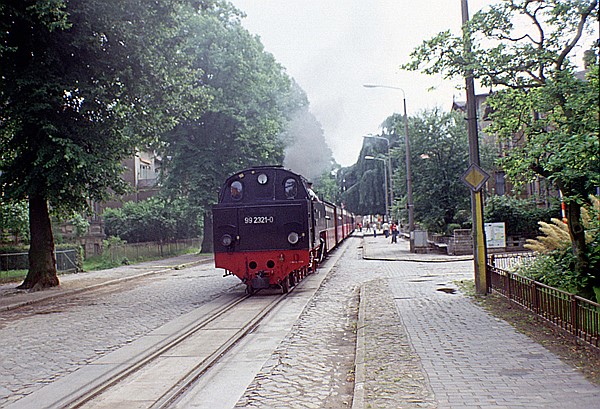 Foto:: DR 99 2321-0 / Bad Doberan / 23.06.1990 (Foto,Fotos,Bilder,Bild,)