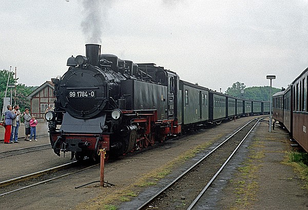 Foto:: DR 99 1784-0 / Putbus / 15.06.1991 (Foto,Fotos,Bilder,Bild,)