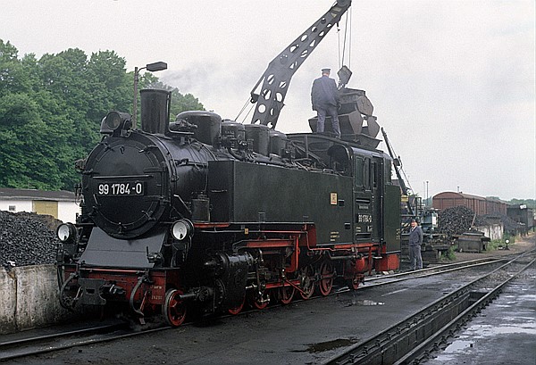 Foto:: DR 99 1784-0 / Putbus / 15.06.1991 (Foto,Fotos,Bilder,Bild,)