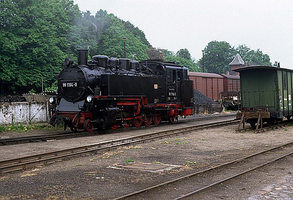 Foto:: DR 99 1784-0 / Putbus / 15.06.1991 (Foto,Fotos,Bilder,Bild,)