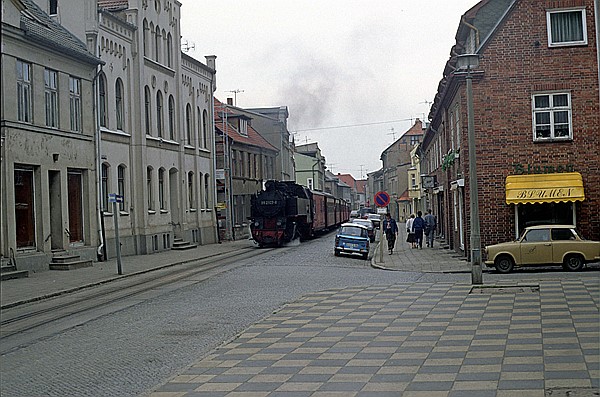 Foto:: DR 99 2322-8 / Bad Doberan / 12.07.1991 (Foto,Fotos,Bilder,Bild,)