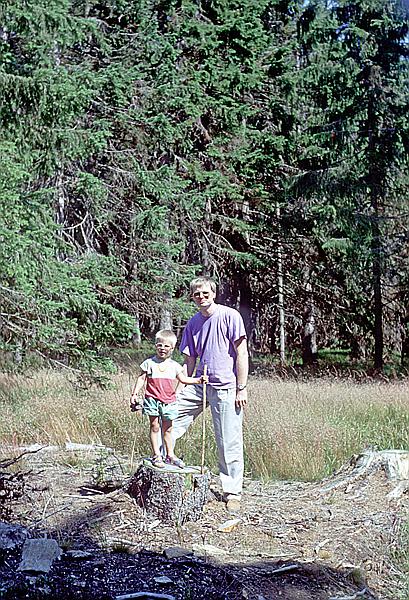 Foto:: Wanderung / Moldauquelle / September 1991 (Foto,Fotos,Bilder,Bild,)