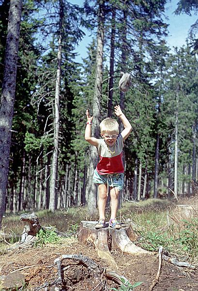 Foto:: Wanderung / Moldauquelle / September 1991 (Foto,Fotos,Bilder,Bild,)