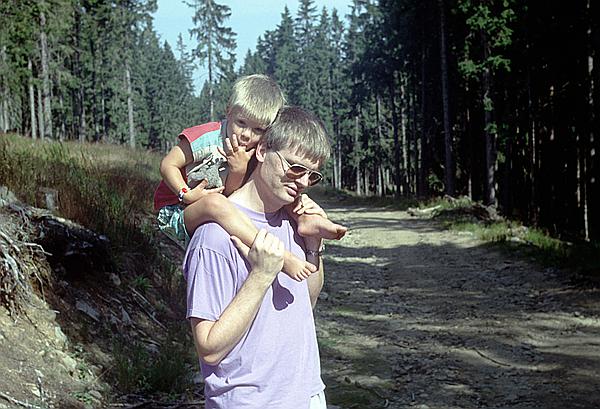 Foto:: Wanderung / Moldauquelle / September 1991 (Foto,Fotos,Bilder,Bild,)