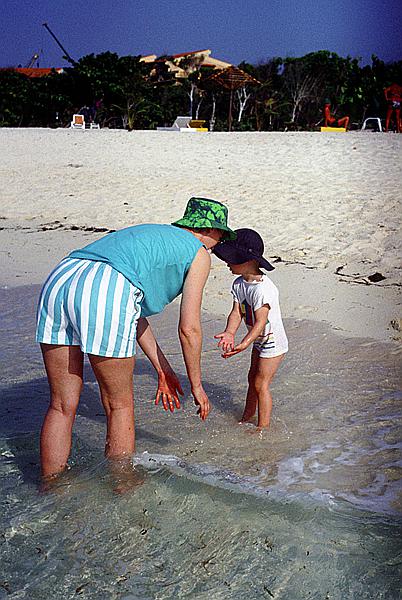 Foto:: Am Strand / Guardalavaca / 27.04.1992 (Foto,Fotos,Bilder,Bild,)