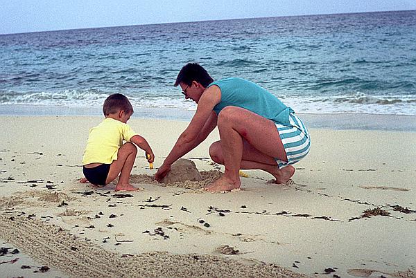 Foto:: Strand / Guardalavaca / 30.04.1992 (Foto,Fotos,Bilder,Bild,)
