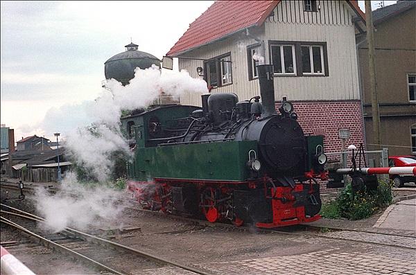 Foto:: DR 99 5903 ex NWE 13 / Nordhausen / 04.07.1992 (Foto,Fotos,Bilder,Bild,)