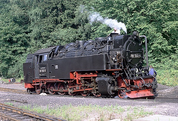 Foto:: DR 99 7245-6 / Eisfelder Talmuehle / 01.08.1992 (Foto,Fotos,Bilder,Bild,)