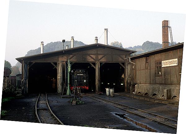 Foto:: DB 099 736-1 / Freital-Hainsberg / 25.09.1992 (Foto,Fotos,Bilder,Bild,)