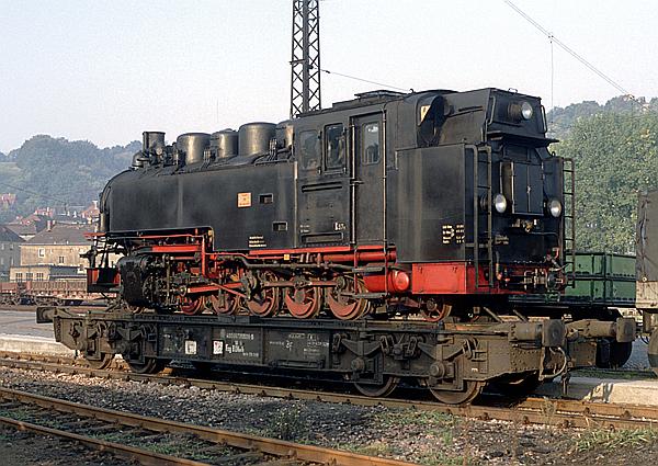Foto:: DR 99.73-76 / Freital-Hainsberg / 25.09.1992 (Foto,Fotos,Bilder,Bild,)