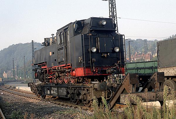 Foto:: DR 99.73-76 / Freital-Hainsberg / 25.09.1992 (Foto,Fotos,Bilder,Bild,)