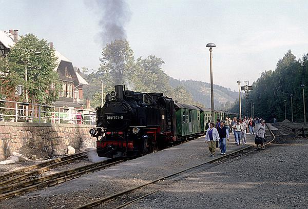 Foto:: DB 099 747-8 / Kipsdorf / 25.09.1992 (Foto,Fotos,Bilder,Bild,)