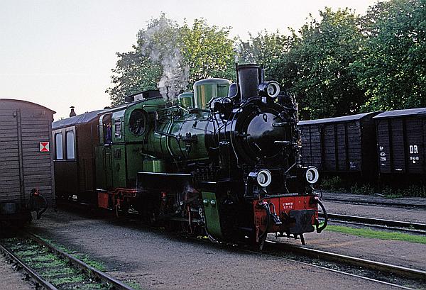 Foto:: DR 99 4633-6 (53 Mh) / Putbus / 26.06.1993 (Foto,Fotos,Bilder,Bild,)