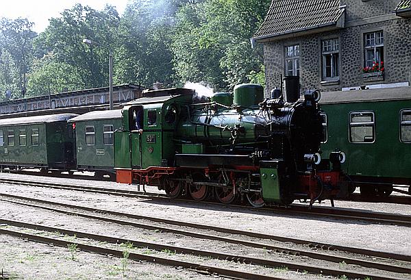 Foto:: DR 99 4633-6 (53 Mh) / Goehren / 26.06.1993 (Foto,Fotos,Bilder,Bild,)