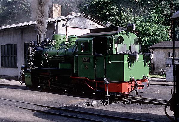 Foto:: DR 99 4633-6 (53 Mh) / Goehren / 26.06.1993 (Foto,Fotos,Bilder,Bild,)
