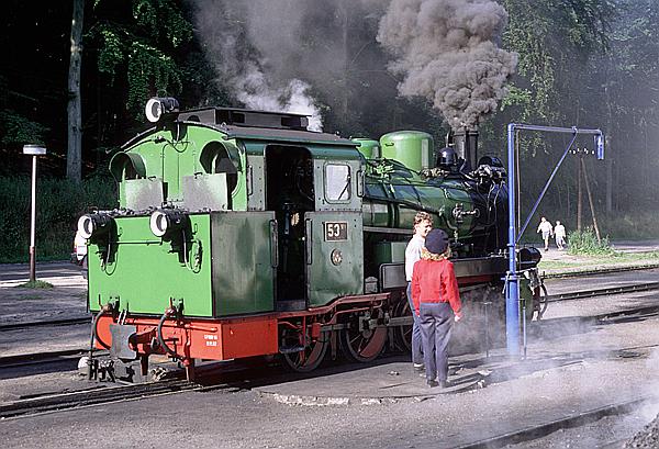 Foto:: DR 99 4633-6 (53 Mh) / Goehren / 26.06.1993 (Foto,Fotos,Bilder,Bild,)