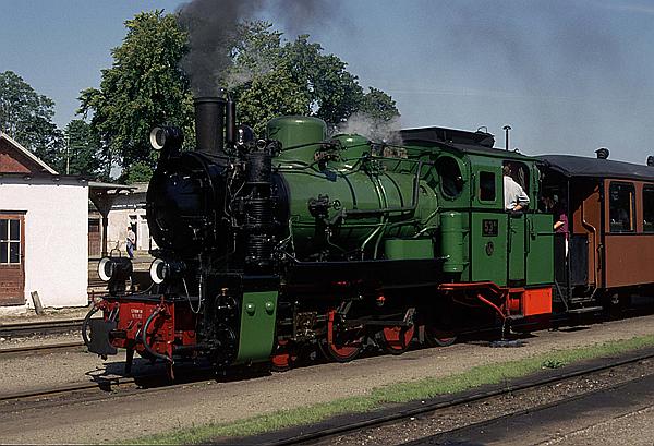 Foto:: DR 99 4633-6 (53 Mh) / Putbus / 26.06.1993 (Foto,Fotos,Bilder,Bild,)