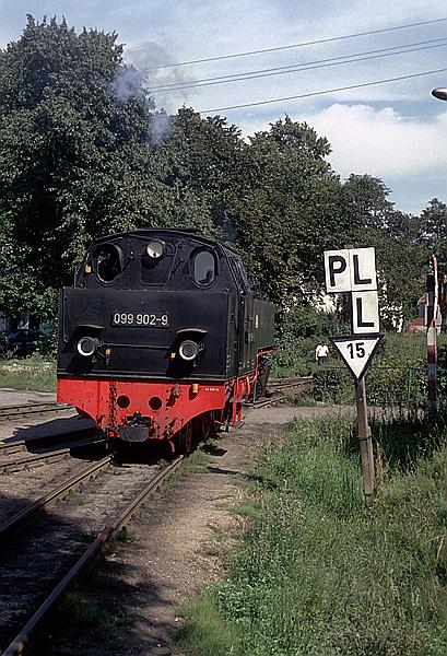 Foto:: DR 099 902-9 / Kuehlungsborn-West / 26.06.1993 (Foto,Fotos,Bilder,Bild,)
