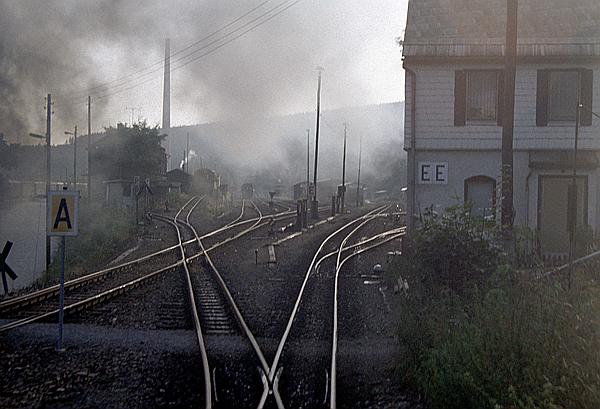 Foto:: Bahnhof Cranzahl / Cranzahl - Oberwiesenthal / 27.08.1994 (Foto,Fotos,Bilder,Bild,)