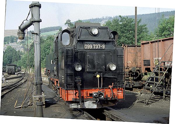 Foto:: DB 099 737-9 / Oberwiesenthal / 27.08.1994 (Foto,Fotos,Bilder,Bild,)