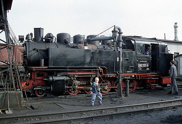 Foto:: DB 099 737-9 / Oberwiesenthal / 27.08.1994 (Foto,Fotos,Bilder,Bild,)