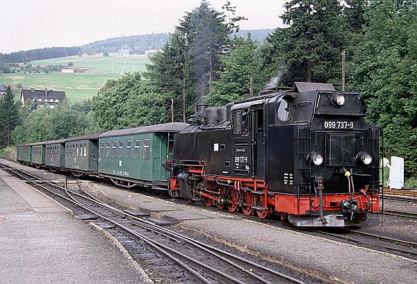 Foto:: DB 099 737-9 / Oberwiesenthal / 27.08.1994 (Foto,Fotos,Bilder,Bild,)