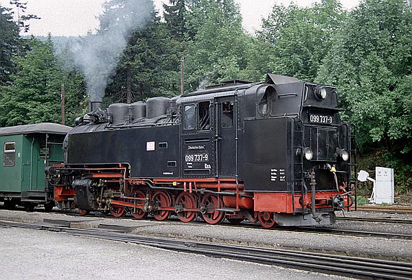 Foto:: DB 099 737-9 / Oberwiesenthal / 27.08.1994 (Foto,Fotos,Bilder,Bild,)