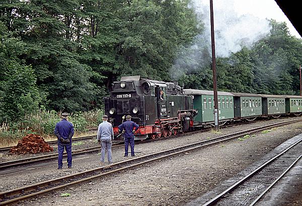 Foto:: DB 099 737-9 / Cranzahl / 27.08.1994 (Foto,Fotos,Bilder,Bild,)